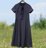 【自我表达】【卢旺达的鱼原创设计】日本棉布连衣裙