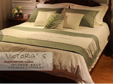 中式简约经典休闲后现代床上用品板式实木样板间样板房多件套床品