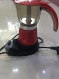 咖啡灵魂 进口 铝制电摩卡壶  电动意式煮咖啡壶3-6人份