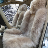 羊毛坐垫通用汽车坐垫冬季毛绒车垫新款整张羊皮毛垫座垫汽车用品