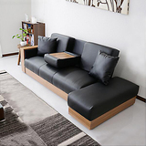 日式简约时尚多功能小户型沙发床折叠沙发组合客厅两用实木沙发床