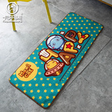 卡通哈咪猫可爱创意时尚厨房长条地毯 儿童卧室房间床边地垫脚垫