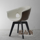 精品家私 DAWchair 伊姆斯扶手餐椅 进口布料软包餐椅 经典设计