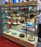 铁质蛋糕模型柜新款铁艺生日蛋糕柜蛋糕展柜模型样品展示柜玻璃柜