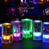 新款led充电酒吧台灯 时尚小夜灯 咖啡厅餐厅水晶装饰灯烛台灯