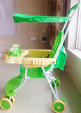 超轻便携式婴儿简易推车可折叠儿童塑料手推车小宝宝坐椅冬夏两用