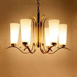 菲力豪斯美式全铜客厅吊灯玻璃酒杯个性创意餐厅灯具北欧宜家简约