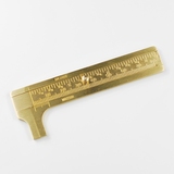 游标黄铜卡尺双刻度全铜迷你卡尺文玩核桃珠宝直径测量尺EDC工具