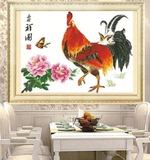 精准印花十字绣鸡最新款动物图案大公鸡图万事如意吉祥客厅鸡系列