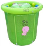 特价史代尔婴儿游泳池 宝宝浴池 夹网型 带充气筒YC-A02正品包邮