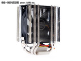 几度双冠龙进阶版 四热管CPU风扇散热器 可选上1366，2011平台