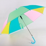 长柄磨砂伞半透明雨伞韩国男女学生小清新纯色广告伞可丝印LOGO