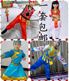 儿童蒙古族演出服男女童少数民族表演服成人蒙古袍少女筷子舞服装