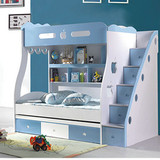 新款双层床组合床高低床上下三层儿童板式家具简约现代子母床特价