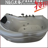 亚克力小浴缸单人独立式浴缸成人浴盆扇形浴缸冲浪按摩浴缸