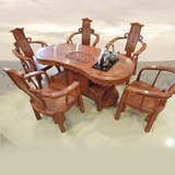 新款仿古红木家具非洲花梨木茶桌茶台茶艺桌椅组合功夫茶桌实木桌