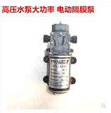 全新大功率100w微型高压水泵电动隔膜泵自吸水泵 12V24V48V60V