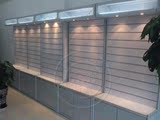 高档槽板展示柜 饰品件槽板展示架 槽板挂件柜子 精品钛合金货架