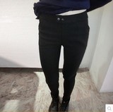 韩版春秋薄款外穿打底裤女式高腰修身加大码小脚糖果色加长款长裤