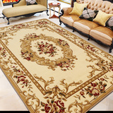 欧式客厅大地毯现代简约欧美家用卧室床边长方形地毯茶几垫 万腾