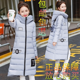 2016韩版新款女冬装时尚长棉衣修身加厚羽绒棉服面包服过膝外套潮
