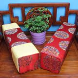 中式红木沙发坐垫罗汉床古典扶手方枕圆枕抱枕腰枕长方形靠枕含芯