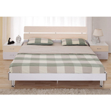 储物床简约现代中式床实木床架1.5米高箱床气动储物床1.8米双人床