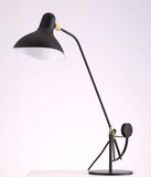 简约现代北欧创意个性铁艺长臂折叠美式台灯办公书房床头工作台灯