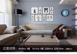 现代简约卧室无框挂画名建筑 欧式客厅装饰画 沙发背景美式墙画