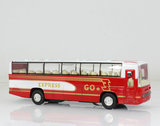 蒂雅多  合金声光开门巴士客车 公共汽车模型旅游巴士玩具车