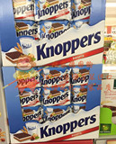 现货 德国代购 knoppers 牛奶榛子巧克力威化饼干250g 10袋