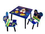 木制儿童学习桌幼儿园桌椅套装写字台宝宝吃饭桌手工桌卡通游戏桌
