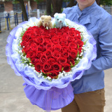 33朵玫瑰鲜花速递广州南昌哈尔滨北京大连西安南京成都同城送花店