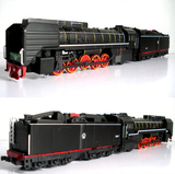 怀旧仿真“前进牌”火车头(十大轮) 蒸汽机车1:87模型 玩具
