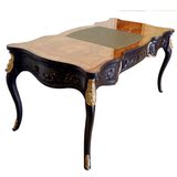 欧式实木储物书桌新古典家用办公桌别墅书房写字台高端电脑桌定制