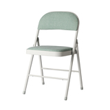 好事达时尚简易折叠餐椅简约现代钢布结合家居客餐厅用椅舒适耐用
