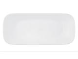 正品康宁玻璃餐具纯白长条盘水果寿司盘2210