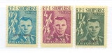 120523阿尔巴尼亚1962飞行员604-606加字票外国邮票
