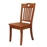 木凡家居实木餐椅 餐桌配套餐椅 拆装餐椅 家用椅子 实木靠背凳子