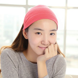韩国时尚运动洗脸束发带包头巾 化妆面膜绒布发箍健身瑜伽束发带