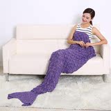 夏季空调毯子美人鱼针织休闲沙发毯午睡毯送女友闺蜜创意生日礼物