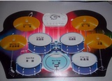 手卷电子鼓折叠架子鼓高档硅胶电子鼓 USB便携打击板爵士鼓练习鼓