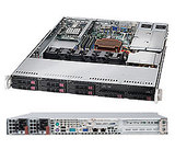 超微1u服务器机箱 CSE-113TQ-R650UB 8盘位sas热插拔 650w冗电