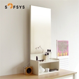 SOFSYS木艺化妆梳妆台卧室挂壁化妆台多功能门厅全身镜WT034-3