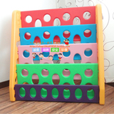 特价 儿童书架塑料幼儿园收纳架玩具柜韩式书柜创意环保加厚书架