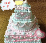 上海市配送生日蛋糕宝宝满月蛋糕卡通蛋糕儿童周岁儿童创意蛋糕