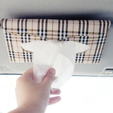 纸巾盒汽车挂式遮阳板车载挂式抽纸盒装饰新车内抽巾纸用品必备