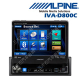 阿尔派汽车车载DVD IVA-D800C 移动媒体中心 支持iPhone 正品保证