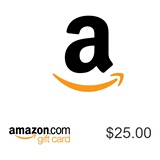 美国亚马逊美亚礼品卡amazon gift card GC 25美金 限购1张