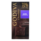 美国 Godiva/歌帝梵 72%黑巧克力排块 100g 买3包邮